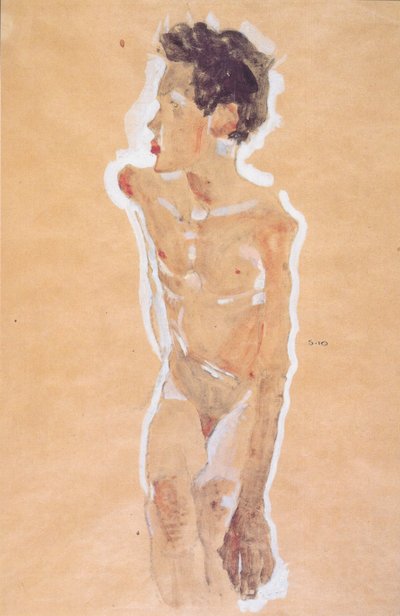 Knabenakt von Egon Schiele